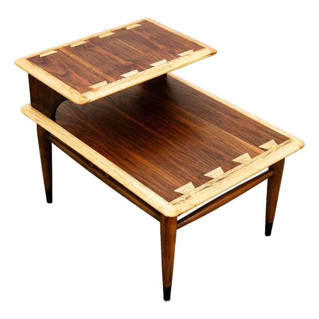 Mid Century Modern End Table Side Nightstand Lane Acclaim Restored Step Up MCM For Sale
