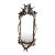 Antique German Antler Mirror With Carved Dog and Rosettes, Trophy-Style For Sale