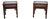 Pair of Chippendale Mahogany Glass Top Showcase End Tables For Sale