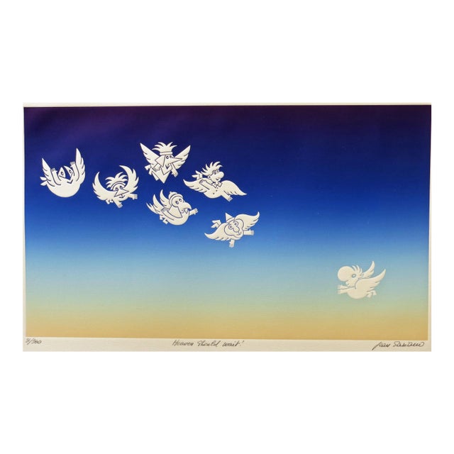 Jean Sariano Pop Etching Heaven Should Wait For Sale
