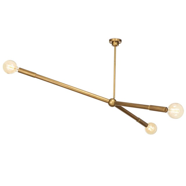 Not Yet Made - Made To Order Regina Andrew Talon Steel Chandelier, Natural Brass For Sale - Image 5 of 10