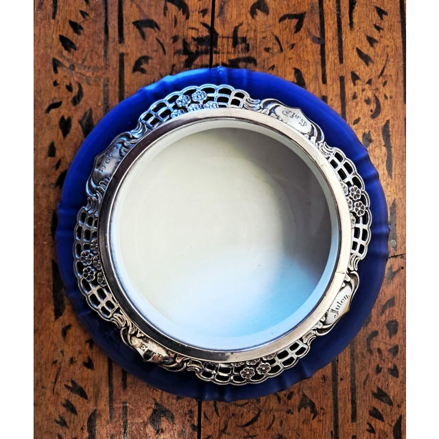 Blue Bowl by J.H. Werner for KPM, Berlin, 1911 For Sale - Image 8 of 10