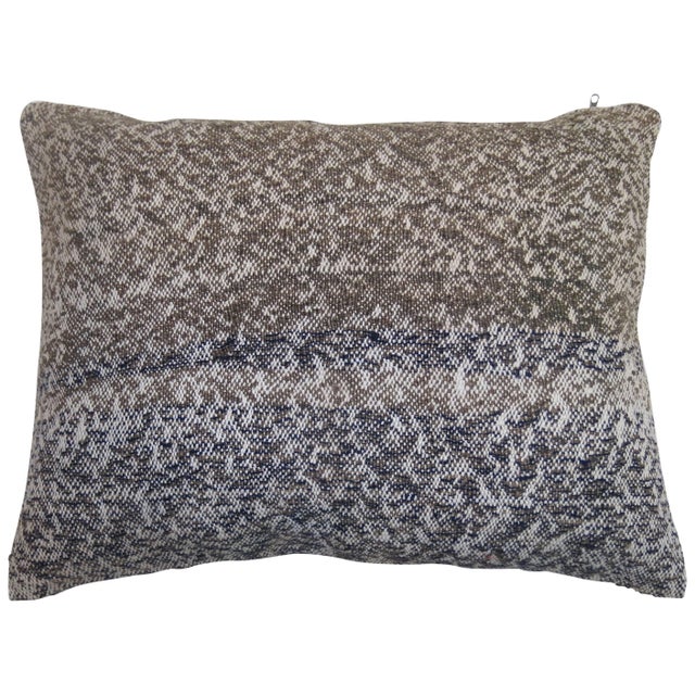 Double-sided pillow we made from a vintage Turkish Kilim. 19'' x 24''