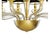 Contemporary Linear Chandelier in Transparent Murano Glass with Gold-Leaf Accents by Simoeng for Simoeng For Sale - Image 3 of 6