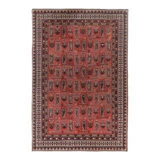 1960s Vintage Caucasian Derbent Rug 4'7'' X 6'9'' For Sale