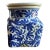 Blue and White Ink Pot From Thailand For Sale