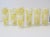 Yellow Vintage Lemon Yellow Lemons Highball Cocktail Glasses, Set of 6 For Sale - Image 8 of 12