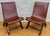 Pierre Lottier Pair of Valenti Leather Lounge Chairs, Spain, Mid-20th Century For Sale - Image 4 of 15