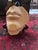 1980s 1980s Darryl Starr Half Face Clay Sculpture | Contemporary Ceramic Wall Sculpture [Pb] For Sale - Image 5 of 8