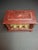 Antique Kenton Toys Cast Iron Radio Bank 1920s Small 3-Dial Safe Red Paint For Sale - Image 4 of 15