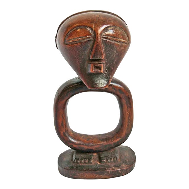 Early 20th Century Vintage Wood Songye Figure For Sale