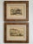 Early 20th Century 1930s Chrix Dahl Norwegian Etchings, Framed - a Pair For Sale - Image 5 of 5