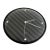 Postmodern Diagonal Pin Stripe Wall Clock by Baker Hart & Stuart For Sale - Image 9 of 9