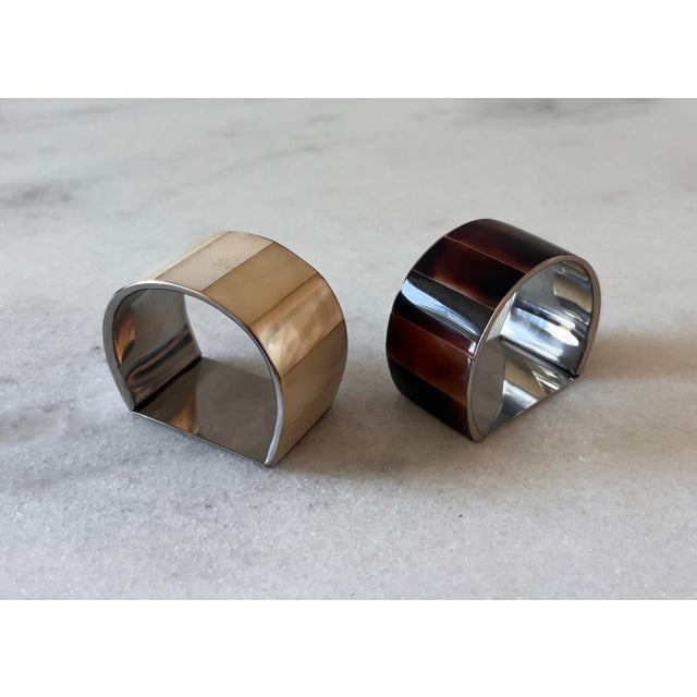 Chrome napkin rings best sale