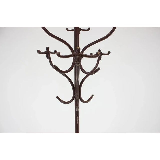Brown Antique Cast Iron Coat Rack, 1920s For Sale - Image 8 of 11