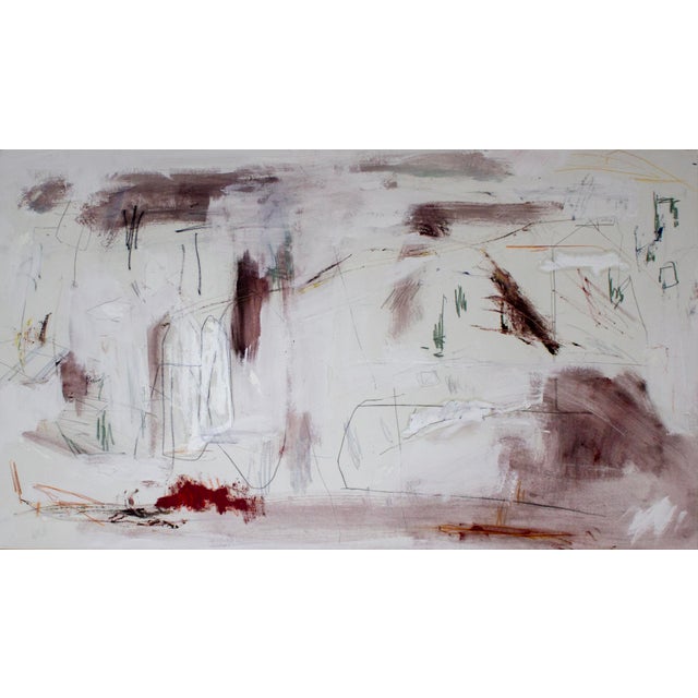 Contemporary "Anguish Revisited" Original Abstract Painting by Brian Jerome For Sale - Image 3 of 3