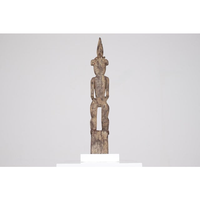 Borneo Artist, Hampatong Dayak Ancestral Figure, 1800s, Ironwood For Sale - Image 4 of 6