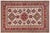 Beige Boheo Chic Kazak Tribal Beige/Red Wool Rug - 4'0''x6'0'' For Sale - Image 8 of 10