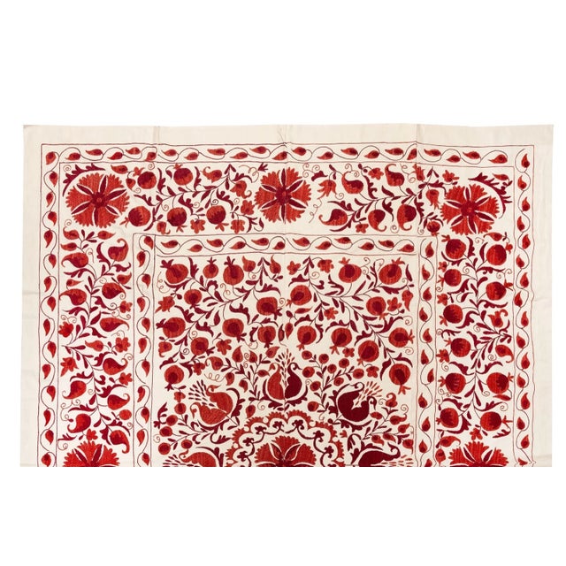 In the most technical sense of the word, "Suzani," in Central Asia, means needle and is used to describe this type of...