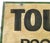 1930s 1930s Tourists Rooms Bath Cabins Double-Sided Painted Metal Sign 30” X 17.5” For Sale - Image 5 of 8