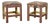 Pair of Stools Upholstered in Antique Persian Kilim For Sale