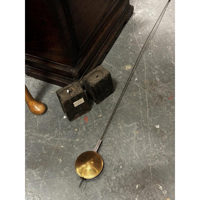 Georgian Mahogany Canterbury Longcase Clock For Sale - Image 18 of 18