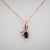 Metal 1Ct Black Opal Pendant With Earth-Mined Diamond Accents: Solid 14k Gold, 9x6mm For Sale - Image 7 of 7