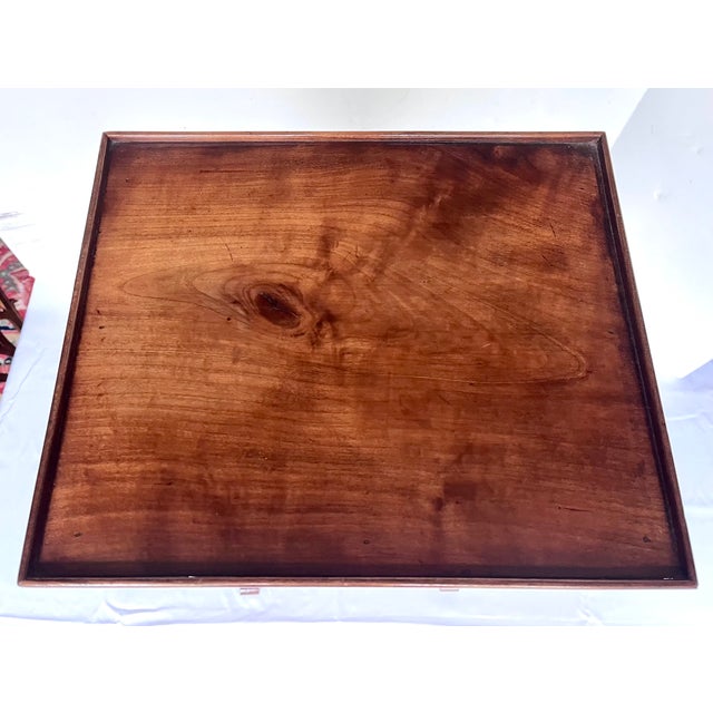 Vintage Mahogany Two-Tier Drink Table For Sale - Image 10 of 18