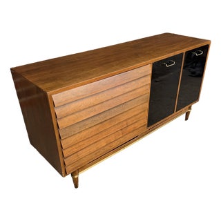 Merton Gershun for American of Martinsville Dania Walnut Dresser / Credenza For Sale