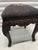 Late 19th Early / 20th Century Mahogany Stool With Ornately Carved Cabriole Legs, and Apron Consistent With Victorian or French Provincial Styling. For Sale In Chicago - Image 6 of 7