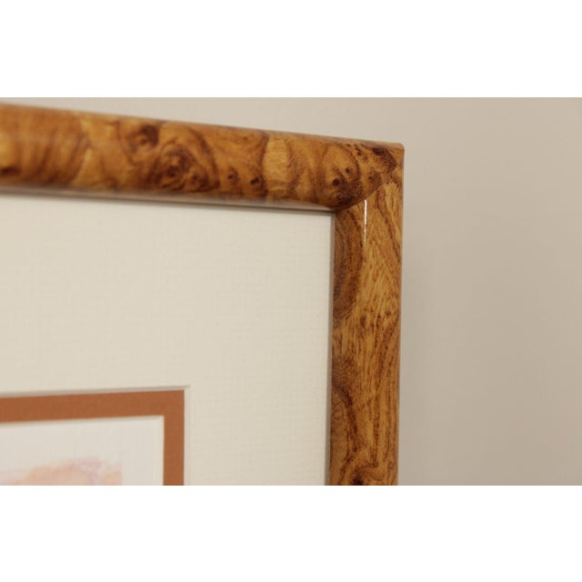 Wood Lorenzo Castaneda Framed Watercolor, 'Firenze' For Sale - Image 7 of 12