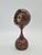 Wood Modern Wooden Table Clock, East Germany, 1960s For Sale - Image 7 of 9