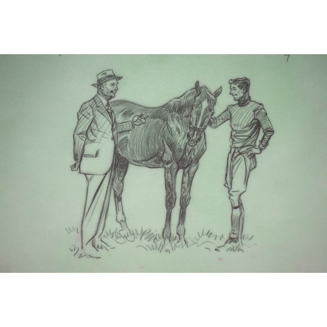 Traditional Paul Brown Polo Pencil on Acetate Drawing 11 For Sale - Image 3 of 4