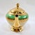 Rococo Mid-20th Century LeMieux China 24k Gold Encrusted Porcelain Teapot With Mint Green Band For Sale - Image 3 of 12