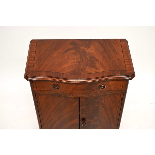 Brown Antique Georgian Side Cabinet, 1900s For Sale - Image 8 of 11