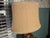 Designer Frederick Cooper Art Nouveau Style Ceramic Table Lamp With Original Woven Shade For Sale - Image 12 of 18