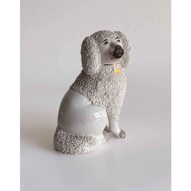 Vintage Staffordshire Style Dogs For Sale In Providence - Image 6 of 11
