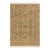 Shabby Chic 1990's Pak-Persian Taupe/Green Wool Rug - 4'0'' X 6'0'' For Sale