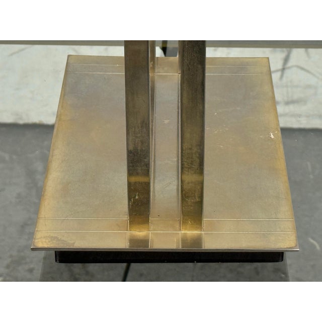 Relux Milano Chrome + Brass 1970's Table Lamps, Pair For Sale - Image 11 of 12