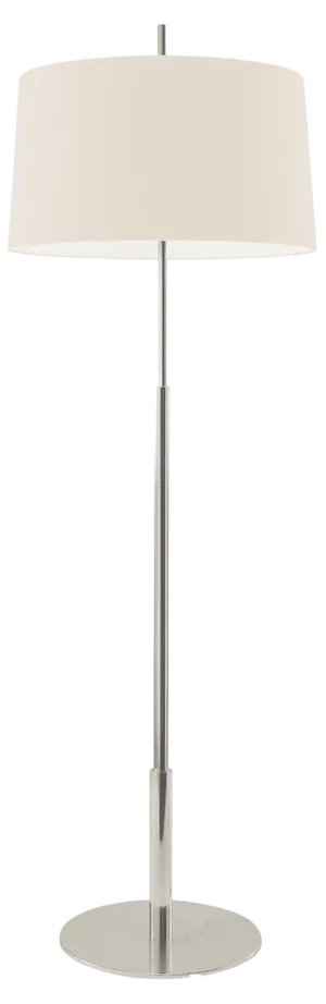 Nickel Diana Floor Lamp by Federico Correa