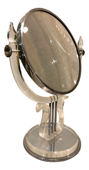 Vanity Mirror in Acrylic, 1950s