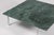 Metal Coffee Table in Steel and Green Marble attributed to Poul Kjærholm for Fritz Hansen, 1970s For Sale - Image 7 of 9