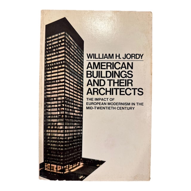 Mid-Century Architecture Book - William H. Jordy American Buildings Volume 4 - Guggenheim, Rockefeller Center For Sale