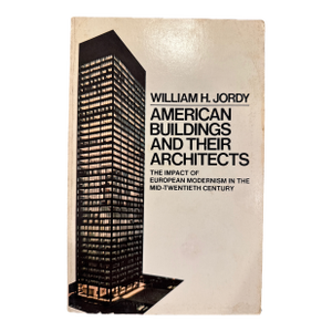 Mid-Century Architecture Book - William H. Jordy American Buildings Volume 4 - Guggenheim, Rockefeller Center