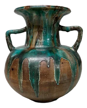 Drip Glazed Vase, Japan, 1920s.