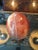 Transitional Marble Egg With Brass Stand For Sale - Image 3 of 10