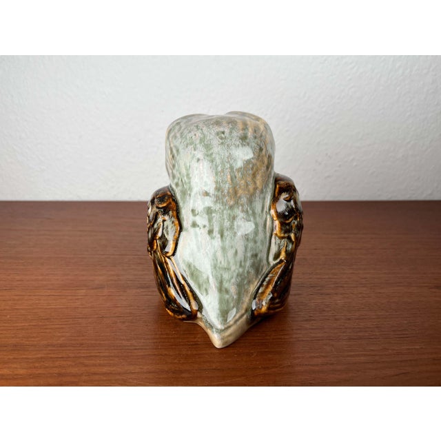 Large Mid-Century Modern Danish Studio Pottery Owl Sculpture by Josef Simon for Søholm, 1960s For Sale - Image 17 of 18