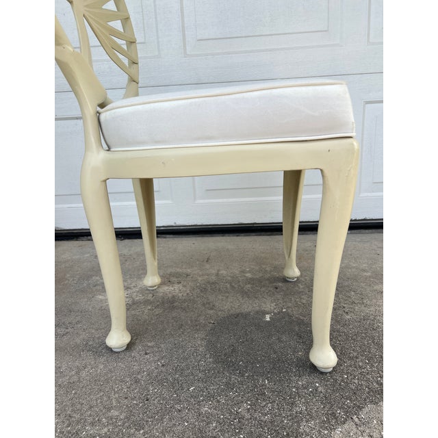 1960s Vintage Hollywood Regency Era Palm Leaf Motif Chair in Style of Tropitone Veneman Collection by Brown Jordan For Sale - Image 9 of 13