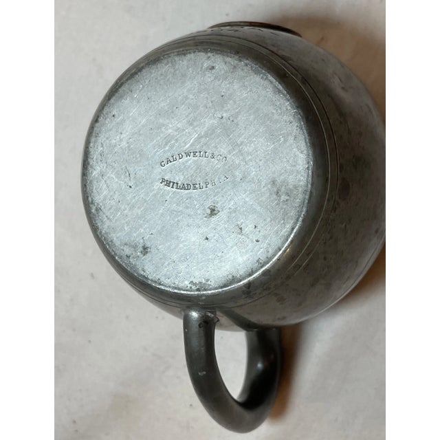 Antique 1904 French Bulldog Kennel Dog Pewter Bronze Trophy Award Mug Caldwell For Sale - Image 9 of 10