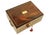 Victorian Rosewood Writing Slope with Brass and Leather Inlay, UK, 1880, Set of 5 For Sale - Image 11 of 13